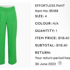 Aritzia Effortless Pants